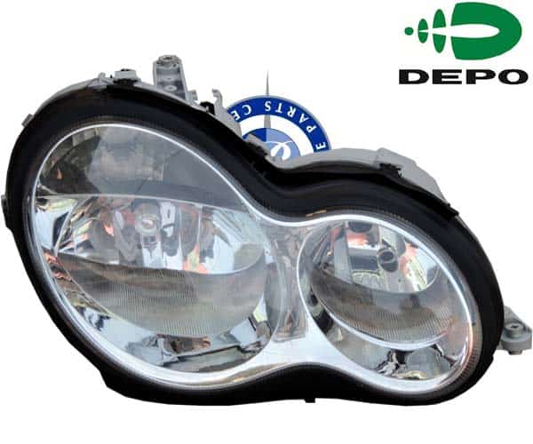 Right Side Headlamp for Mercedes C-Class W203 2005-2007 models, Part Number 2038203461 Right Side Headlamp for Mercedes C-Class W203 2005-2007 models, Part Number 2038203461